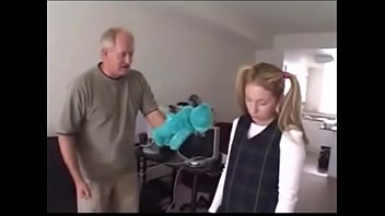 Little Daugter punished by her old horny dad www.punish-xxx.com